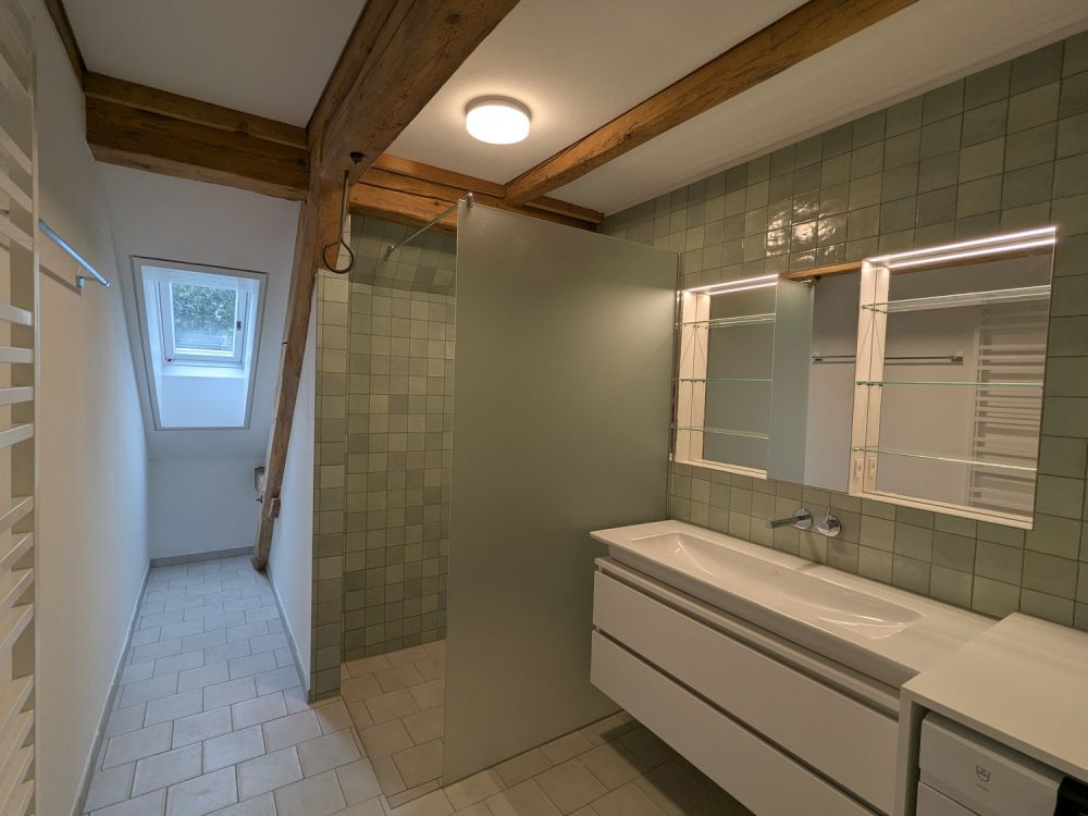 Moderne Dachwohnung in historischem Riegelhaus inmitten der Natur - Bild 11
