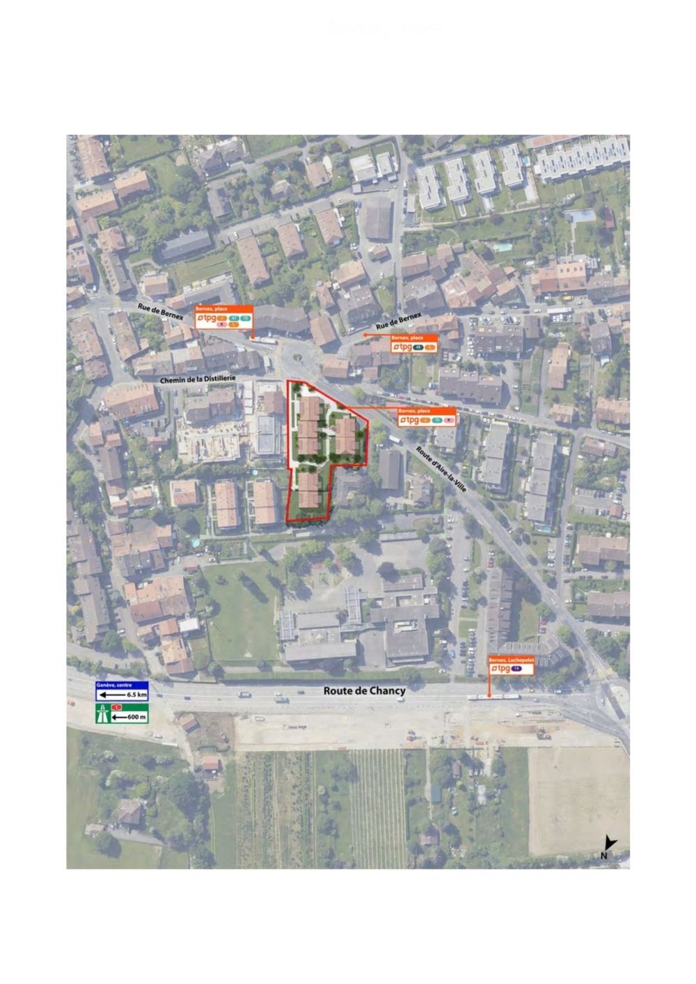 Bernex centre – Appartement neuf 4 pièces de 100 m² avec parking (prise électrique installée) + Cave - Bild 2