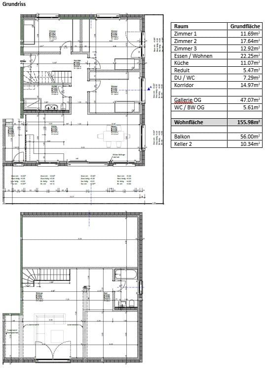 Erstbezug 5.5-Zimmer Maisonettewohnung, grosser Balkon (1.2) - Bild 2