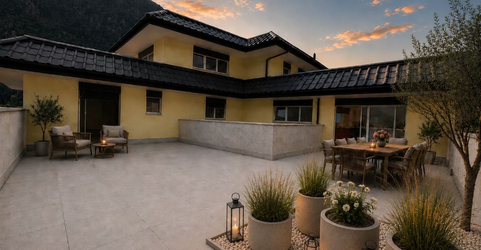 Magnifique 4.5 pièces neuf , terrasse XXL et vue sur les montagnes - Appartement terrasse 4.5 pièces - image - 1