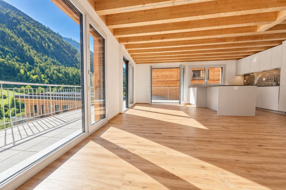 NEUBAU EFH Mörel - 114m2 zwei Stockwerke - Fussdistanz Schule Bahnhof - Bild 1