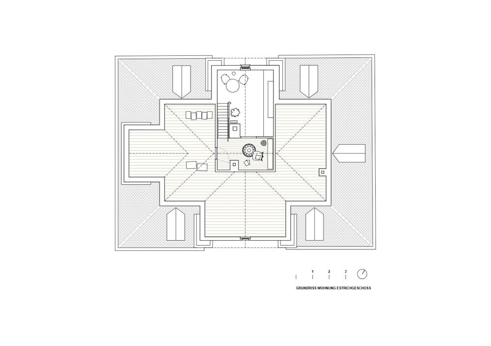 Erstbezug Dachgeschosswohnung - wenige Gehminuten vom Zentrum - Grundriss Empore Küche