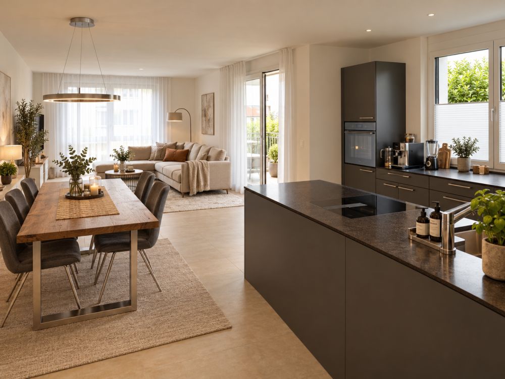 Moderne 3.5-Zimmer-Traumwohnung mit grosser Terrasse in Diepoldsau - Bild 3