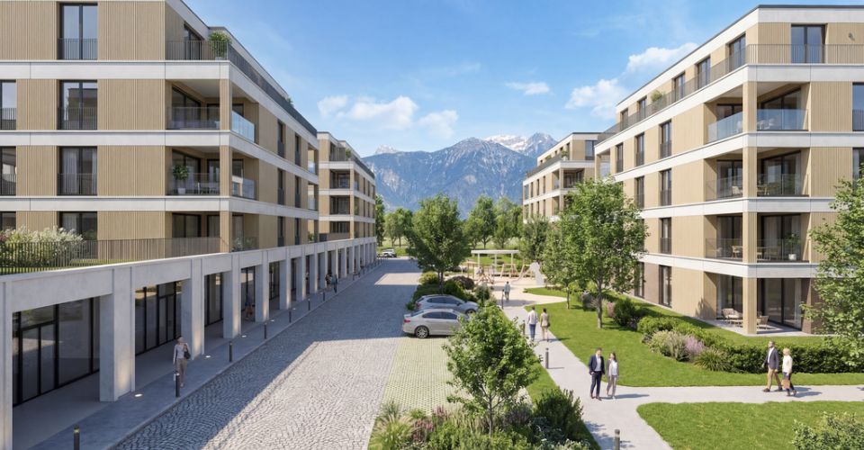À louer - Appartements neufs de 4.5 pièces avec terrasse plein sud - Appartement 4.5 pièces - image - 1