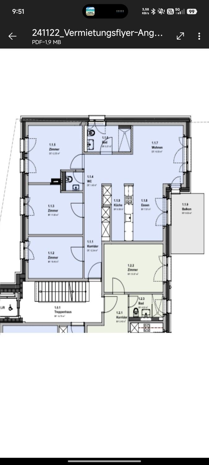 Möblierte 3.5-Zi-Wohnung zur Untermiete | Frauenfeld Huben - Bild 10
