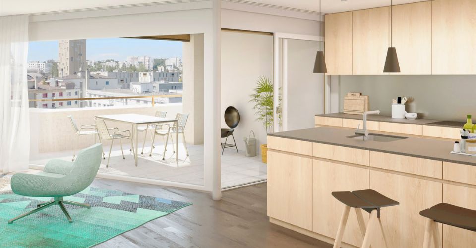 Appartement D63 neuf de 3.5 pièces à louer sur plan - Appartement 3.5 pièces - image - 4