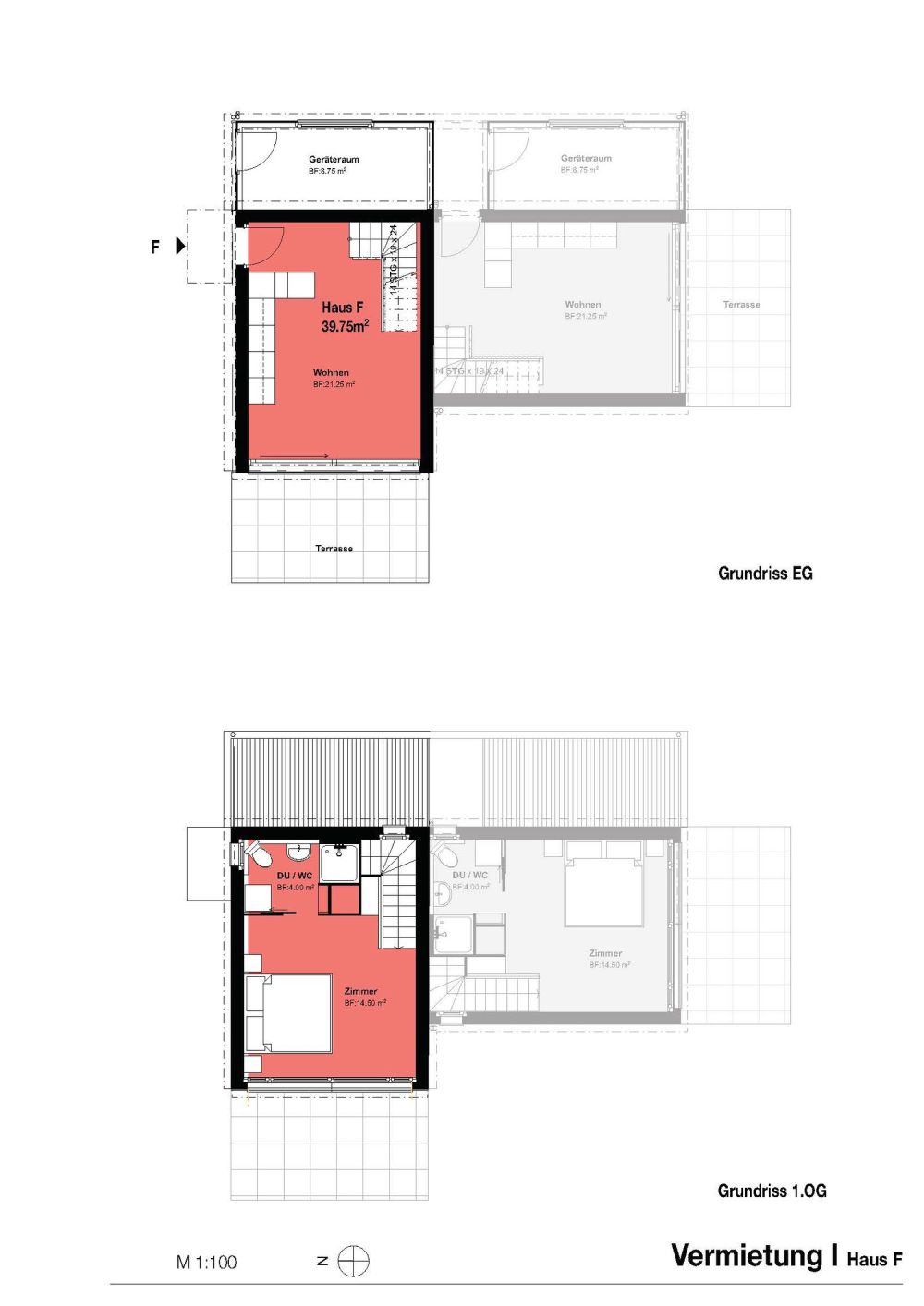 NEUBAU - Letztes Tiny House zu vermieten - Plan Haus F