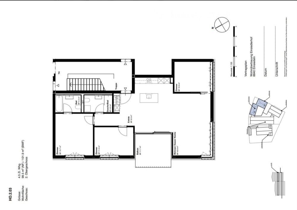 Wohnen an zentraler und ruhiger Lage im Kultur- und Klosterdorf Einsiedeln - Bild 2