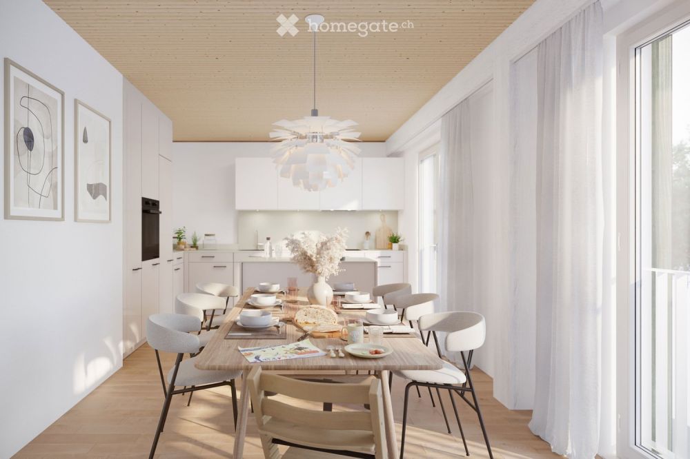 Erstbezug! Helle moderne 5.5 Zimmer Wohnung mit praktischer Loggia - Bild 1