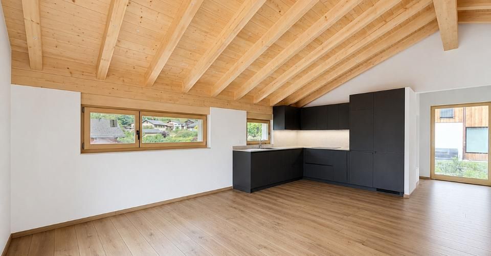 A bright, modern, alpine apartment - Attique 2.5 pièces - image - 3
