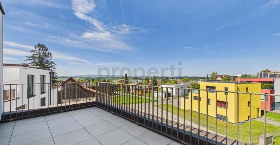 Moderne 3.5-Zimmer-Möblierte Wohnung mit 2 Balkonen, mit See- und Bergsicht in Pfäffikon ZH - Appartement meublé 3.5 pièces - image - 11
