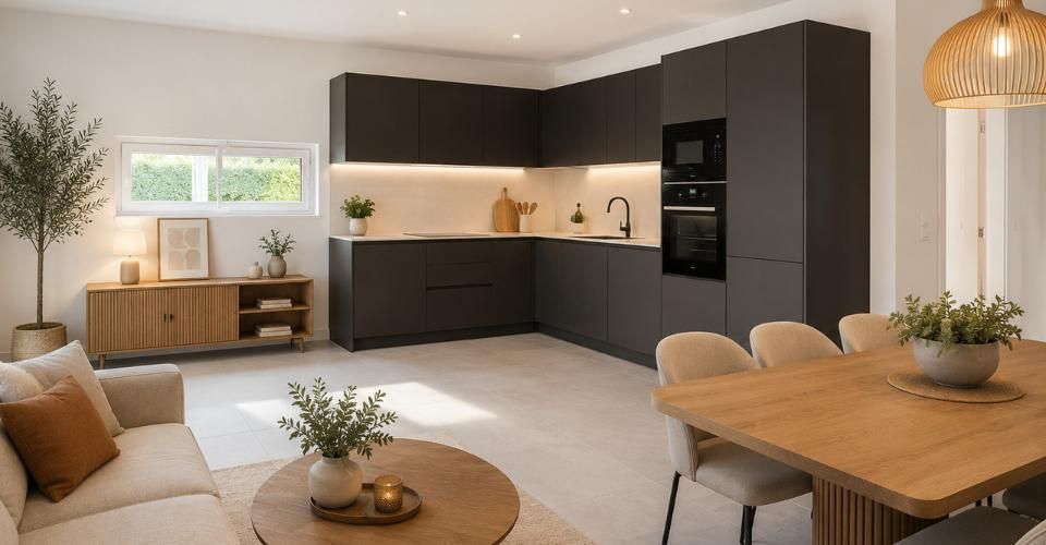 Magnifique appartement NEUF 3.5 pièces (89 m2) dans petit immeuble exclusif (rez + jardin). - Appartement 3.5 pièces - image - 1
