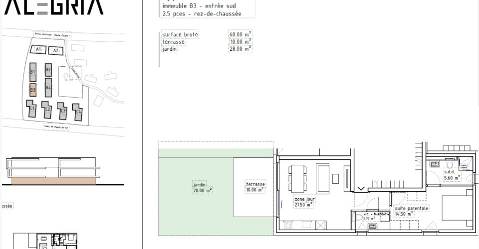 Magnifique rez de jardin avec terrasse couverte et superbe vue copie - Appartement 2.5 pièces - image - 8