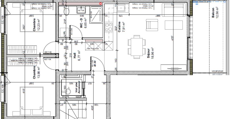 Appartement 3.5 pièces - Appartement 3.5 pièces - image - 4