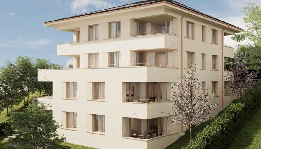 Prilly, dans un environnement calme et verdoyant, studio neuf à louer - Appartement - image - 1