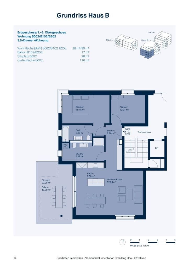 Neubau Erstbezug - moderne 3.5-Zimmerwohnung mit Gartensitzplatz - Bild 8