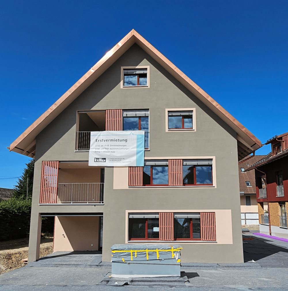 Grosse, helle 3 1/2-Zimmer-Neubauwohnung - Bild 1