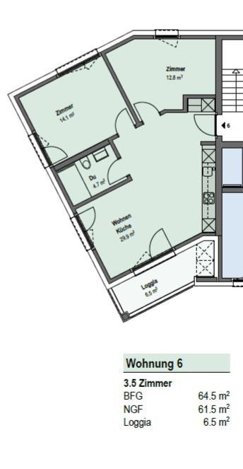 NEUBAU // City-Apartment mit Balkon - Bild 4