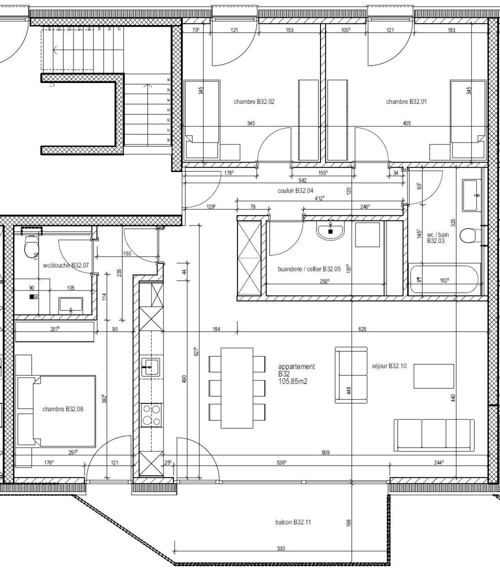 Appartement à louer de 4.5 pièces dans un immeuble construit récemment - Bild 12