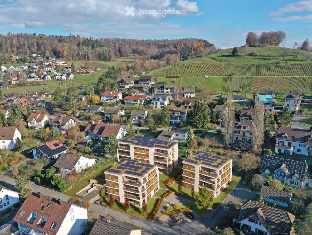 Neubau-Erstbezug in Rafz – 3.5 Zimmer, 101 m² und grosse gedeckte Terrasse - Bild 1