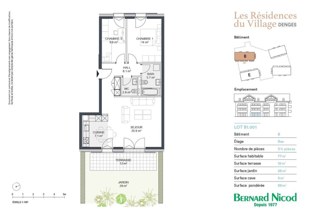 Nouvelle promotion : Appartement de 3.5 pièces avec terrasse et jardin - Bild 9