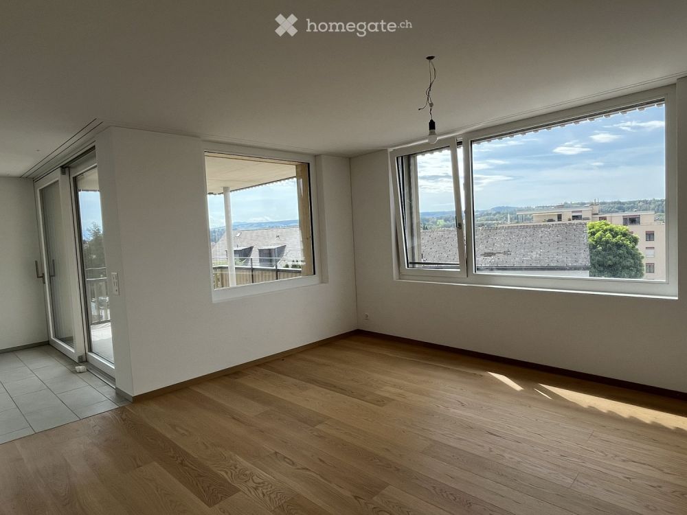Moderne freistehende 2.5-Zimmer-Neubauwohnung mit gedecktem Balkon und kleinem Gartensitzplatz - Bild 2