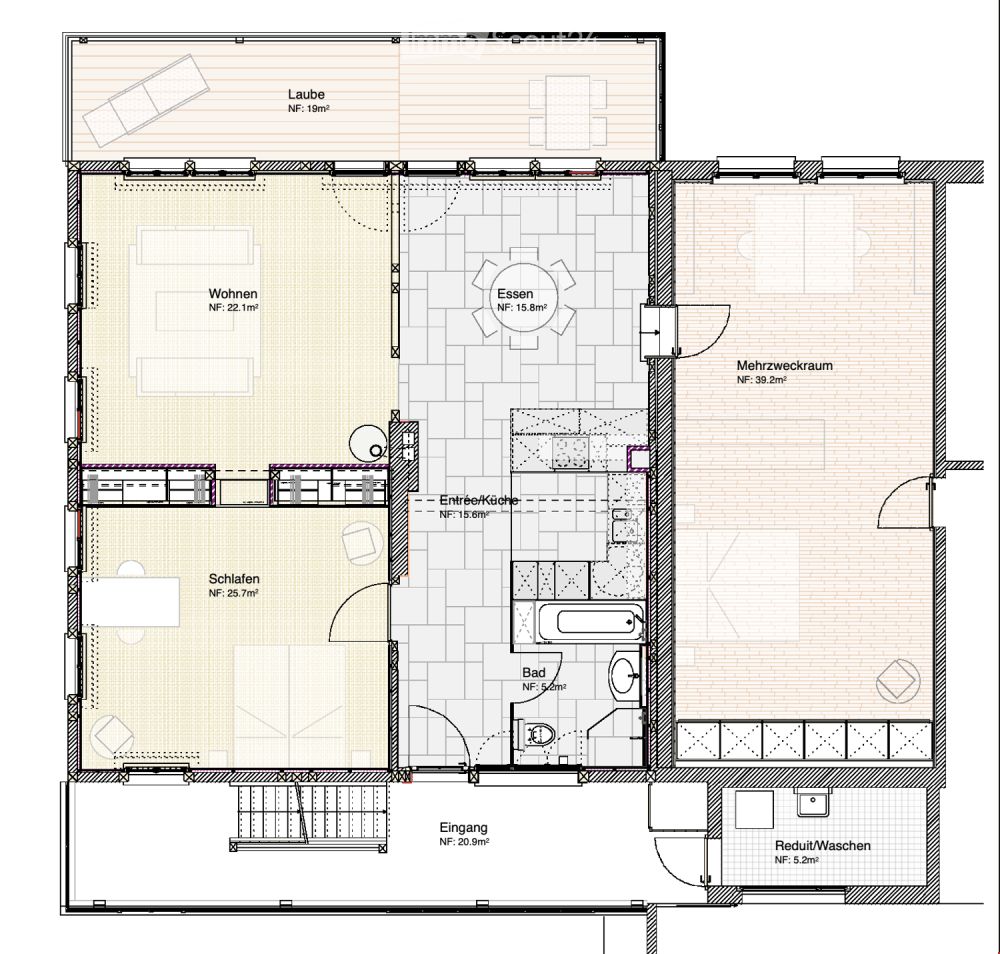 Grosse 3.5 Zimmer-Wohnung - Bild 5