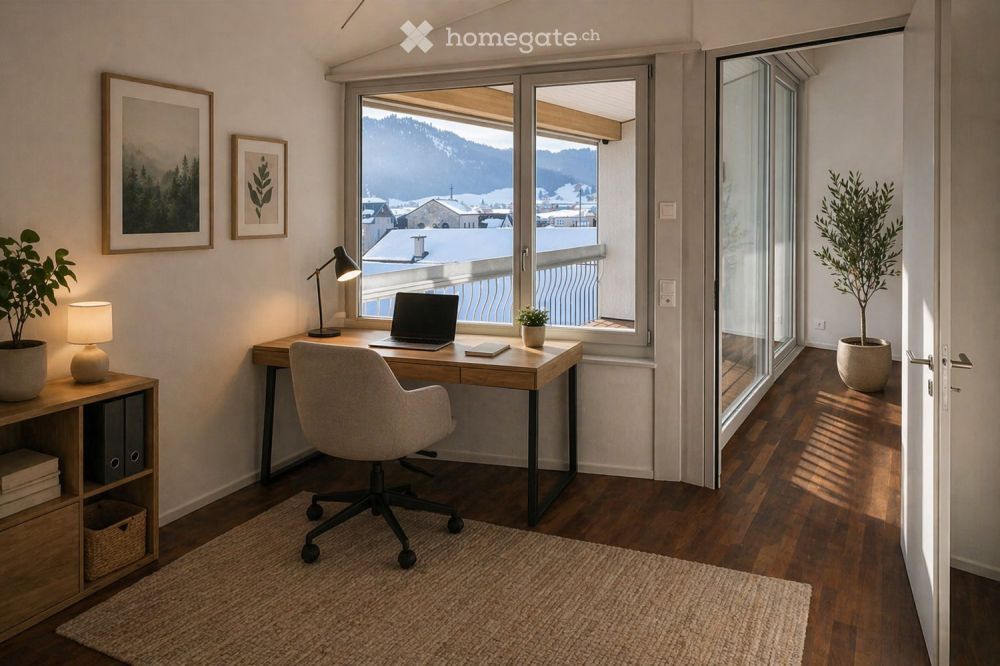 Zentral & naturnah: Moderne 4.5-Zimmer-Dachwohnung in Neubau in Einsiedeln (Erstbezug) - Bild 6