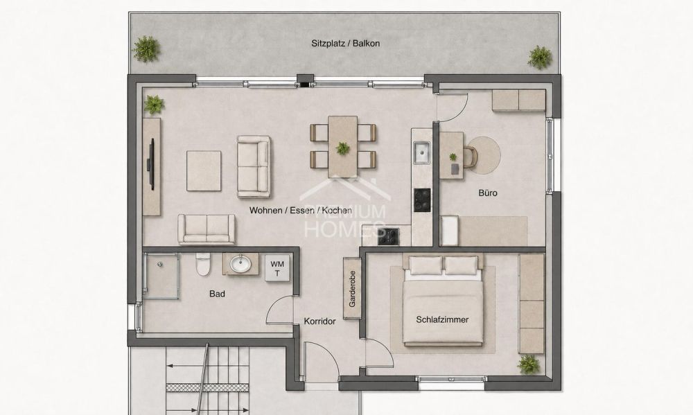 Erstbezug - 3½-Zimmer-Wohnung im 1. OG oder im 2. OG - Bild 2