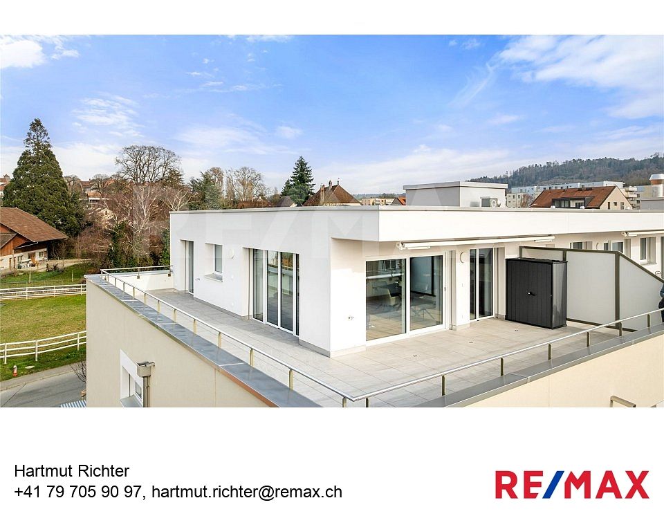 Magnifique attique meublé de 2,5 pièces avec terrasse de 65 m² à Avenches - Bild 1