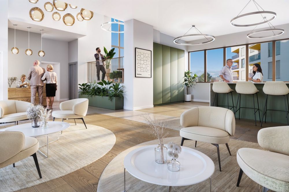 3.5 pièces neuf avec balcon - A201 - Espaces partagés