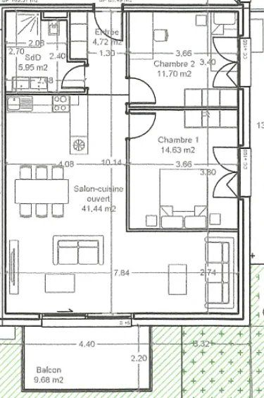 Nouvelle construction proposant des appartements de 3,5 pièces. - Bild 2