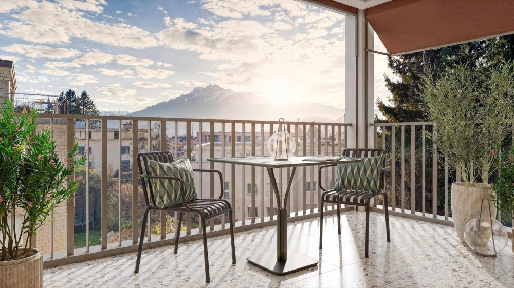 Stilvoll wohnen an privilegierter Lage im Wesemlin - Loggia