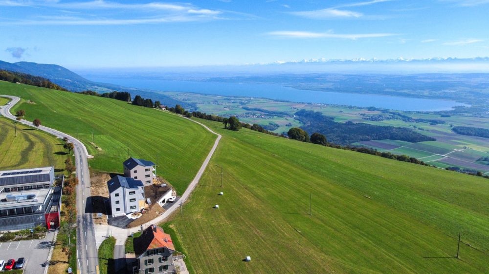 Appt neuf de 2.5 pces - 1er étage Magnifique vue sur les Alpes - Bild 10