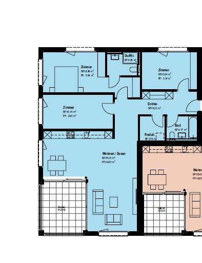 Moderne 4.5-Zimmer-Neubau-Wohnung an guter Lage in Thürnen - Bild 9