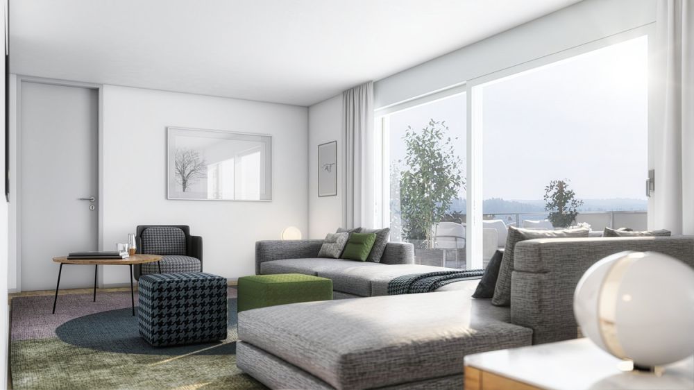 NEUBAU – 2½-Zimmer-Attikawohnung im Lindenpark Küngoldingen - Bild 3