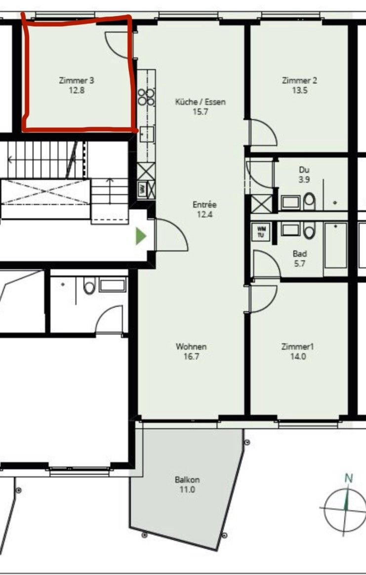 WG-Zimmer in Winterthur - Bild 5