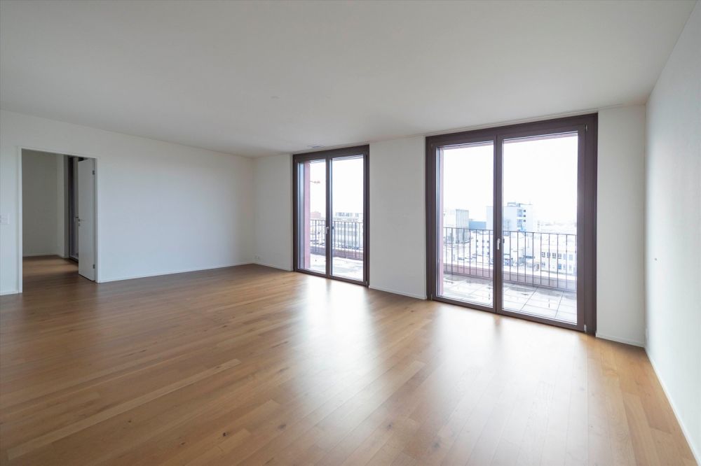 Wohnen im Roy mit toller Dachterrasse! - Wohnzimmer