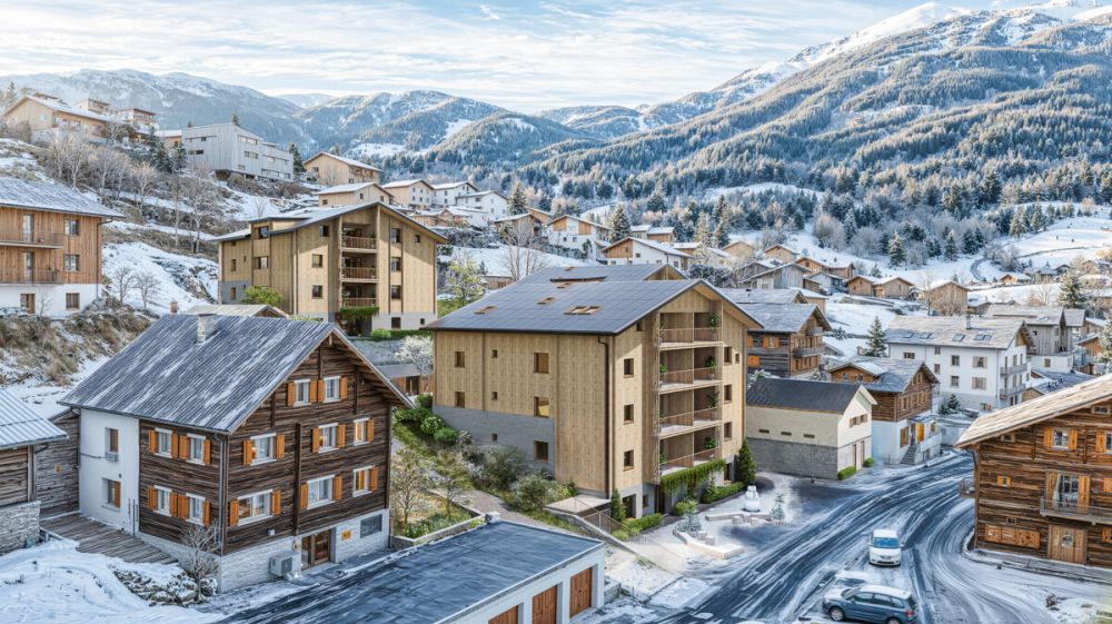 Neubau HASOL in Bürchen mit 1.5- bis 5.5-Zimmer-Mietwohnungen - Bild 7