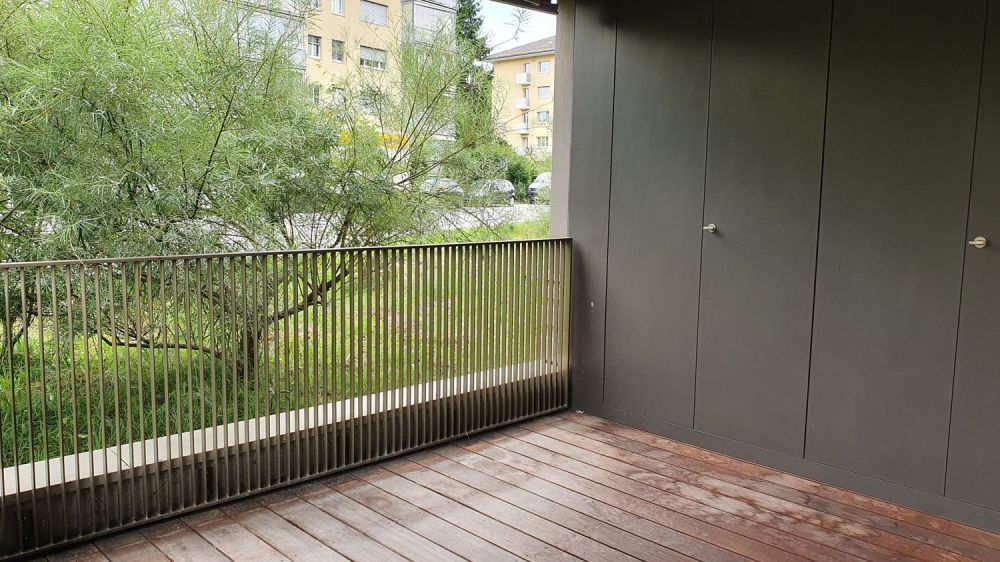 Wohnen im Zentrum von Zuchwil - Balkon