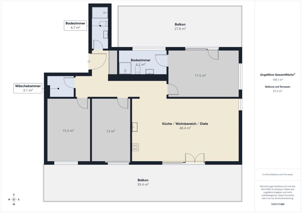 Moderne 4.5-Zimmer-Dachwohnung - Bild 13