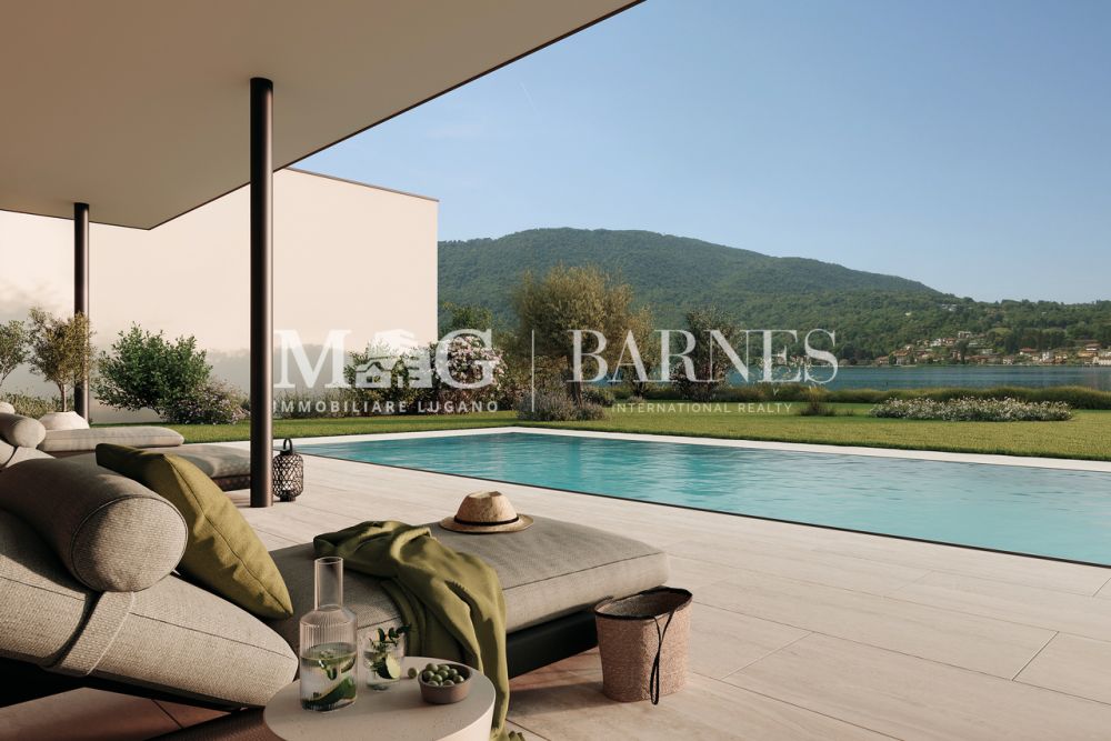 Villa di testa fronte lago a Caslano - residenza secondaria ammessa - Bild 6
