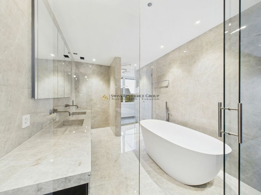 Privilegiert wohnen am Zürichsee mit: 5.5-Zimmer-Residenz mit Privatpool, Garten, See-und Bergsicht - Bild 12