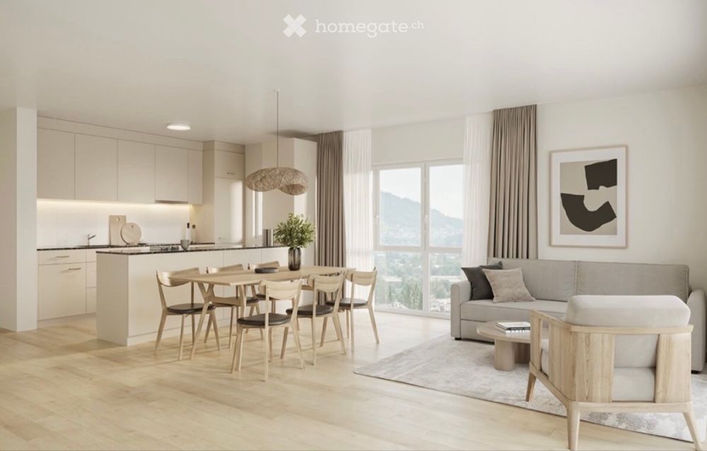 Neubauwohnung mit Ausblick auf die Alpen - Bild 1