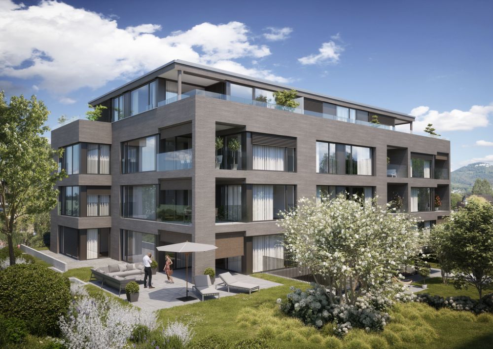 Neubau Wohnung in mitten von Aesch - 5620_Haeslirain_Aesch_Aussen_K03_101019.tif