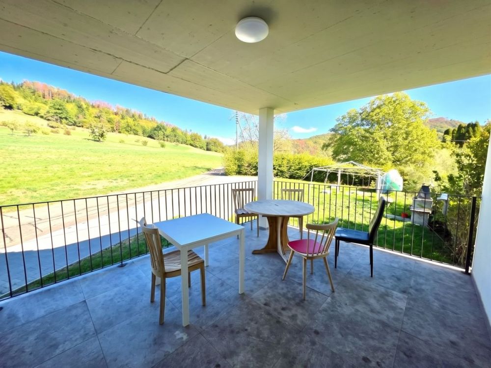 Neuwertig mit grossem Balkon, unverbaubarer Aussicht - Bild 1
