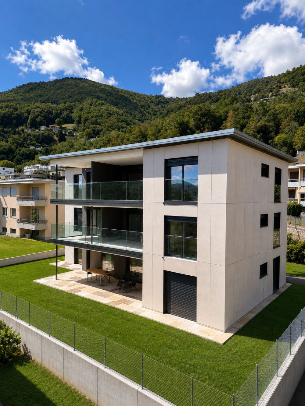 APPARTAMENTO 4.5 LOCALI CON AMPIO PORTICO IN AFFITTO A BIOGGIO - Bild 1