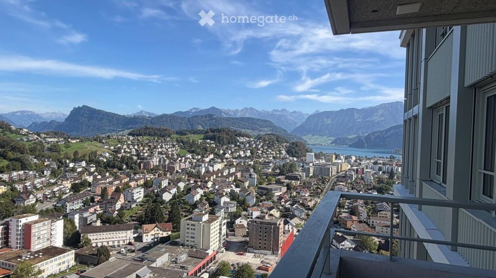 Exklusive 2.5-Zimmer-Wohnung im 26. Stock im Pilatus Tower in Kriens - Bild 12