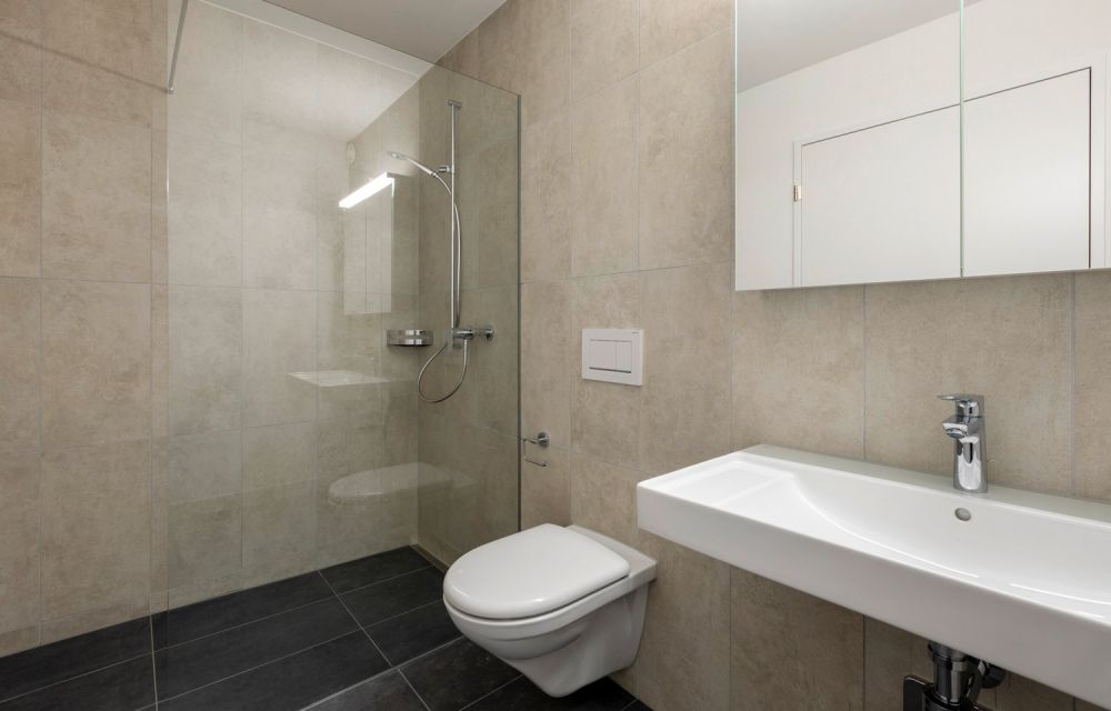 Nachmieter gesucht. Wunderschöne Neubauwohnung Q34 in Burgdorf - Bad