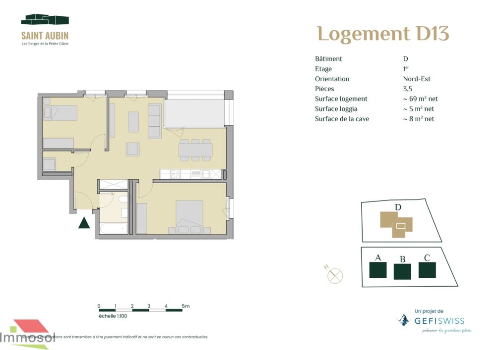 Appartement 3,5 pièces avec loggia - Neuf ! - Bild 1